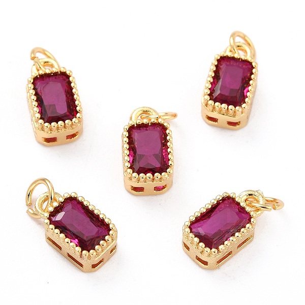 PandaHall Real 18K Gold Plated Brass Inlaid Cubic Zirconia Charms, with Jump Ring, Long-Lasting Plated, Rectangle, Hot Pink, 9.5x5x3.5mm...
PandaHall Real 18K Gold Plated Brass Inlaid Cubic Zirconia Charms, with Jump Ring, Long-Lasting Plated, Rectangle, Hot Pink, 9.5x5x3.5mm...