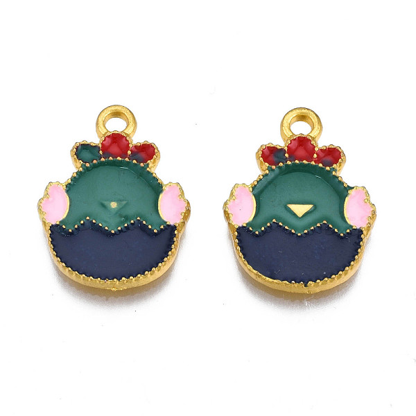 PandaHall Rack Plating Alloy Enamel Pendants, Cadmium Free & Lead Free, Golden, Rooster, Prussian Blue, 20x15x2mm, Hole: 1.8mm Alloy+Enamel...
PandaHall Rack Plating Alloy Enamel Pendants, Cadmium Free & Lead Free, Golden, Rooster, Prussian Blue, 20x15x2mm, Hole: 1.8mm Alloy+Enamel...