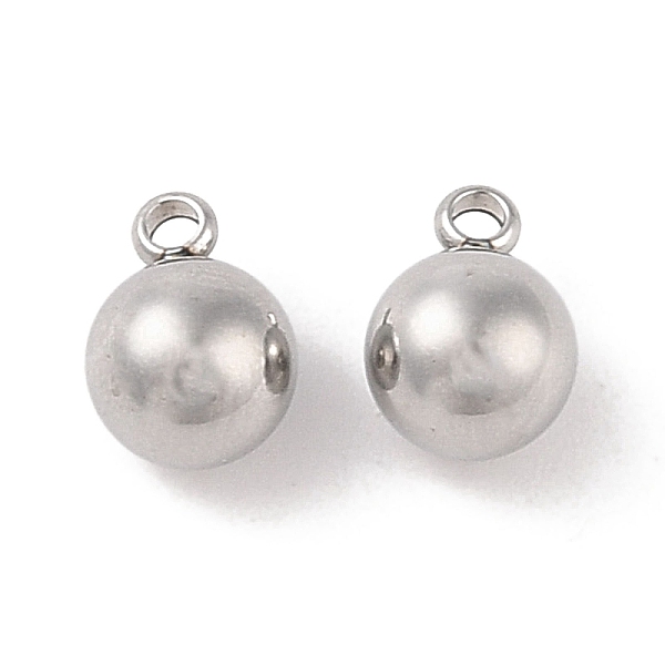 PandaHall 304 Stainless Steel Charms, Round Charm, Stainless Steel Color, 8.5x6mm, Hole: 1.4mm 304 Stainless Steel Round
PandaHall 304 Stainless Steel Charms, Round Charm, Stainless Steel Color, 8.5x6mm, Hole: 1.4mm 304 Stainless Steel Round