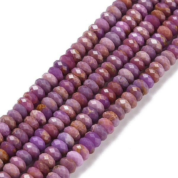 PandaHall Natural Lepidolite/Purple Mica Stone Beads Strands, Faceted, Rondelle, 4x2mm, Hole: 0.7mm, about 157pcs/strand, 15.55 inch(39.5cm)...
PandaHall Natural Lepidolite/Purple Mica Stone Beads Strands, Faceted, Rondelle, 4x2mm, Hole: 0.7mm, about 157pcs/strand, 15.55 inch(39.5cm)...