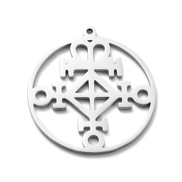 PandaHall 304 Stainless Steel Pendants, Laser Cut, Flat Round with Viking Love Rune Charm, Stainless Steel Color, 22x20x1mm, Hole: 1mm 304...
PandaHall 304 Stainless Steel Pendants, Laser Cut, Flat Round with Viking Love Rune Charm, Stainless Steel Color, 22x20x1mm, Hole: 1mm 304...