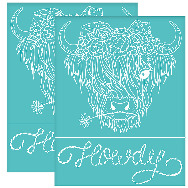PandaHall Self-Adhesive Silk Screen Printing Stencil, for Painting on Wood, DIY Decoration T-Shirt Fabric, Turquoise, Cattle Pattern...
PandaHall Self-Adhesive Silk Screen Printing Stencil, for Painting on Wood, DIY Decoration T-Shirt Fabric, Turquoise, Cattle Pattern...