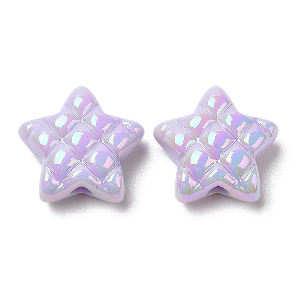 PandaHall Opaque Acrylic Beads, AB Color Plated, Star, Lilac, 19.5x19.5x9mm, Hole: 3.5mm Acrylic Star Purple
PandaHall Opaque Acrylic Beads, AB Color Plated, Star, Lilac, 19.5x19.5x9mm, Hole: 3.5mm Acrylic Star Purple