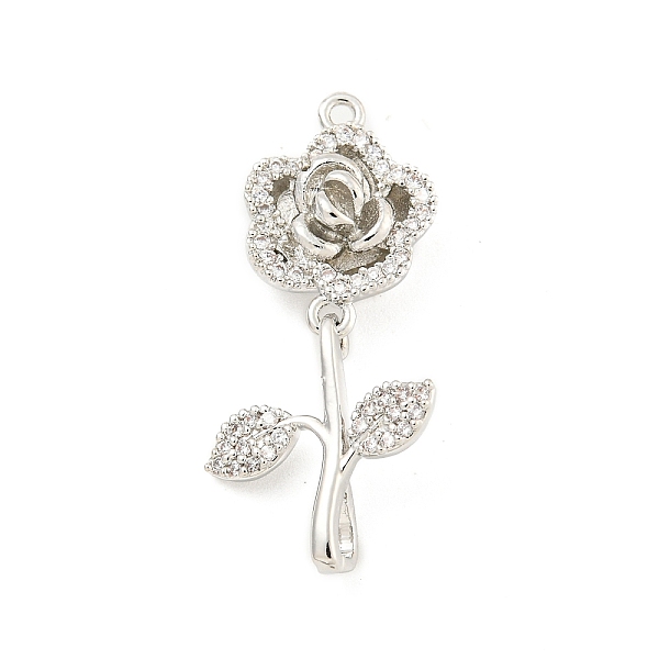 PandaHall Brass Micro Pave Clear Cubic Zirconia Pendants, Flower, Platinum, 31x14x6mm, Hole: 1.2mm Brass+Cubic Zirconia Flower Clear
PandaHall Brass Micro Pave Clear Cubic Zirconia Pendants, Flower, Platinum, 31x14x6mm, Hole: 1.2mm Brass+Cubic Zirconia Flower Clear