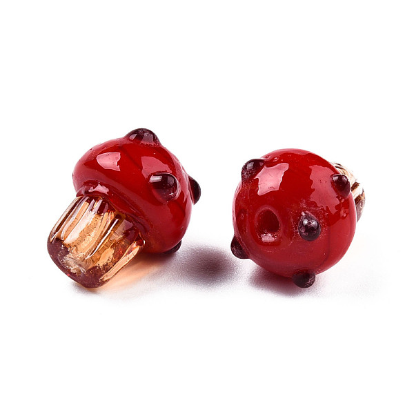 PandaHall Handmade Bumpy Lampwork Beads, Mushroom, Red, 15x12.5~13mm, Hole: 1.6mm Lampwork Mushroom Red
PandaHall Handmade Bumpy Lampwork Beads, Mushroom, Red, 15x12.5~13mm, Hole: 1.6mm Lampwork Mushroom Red