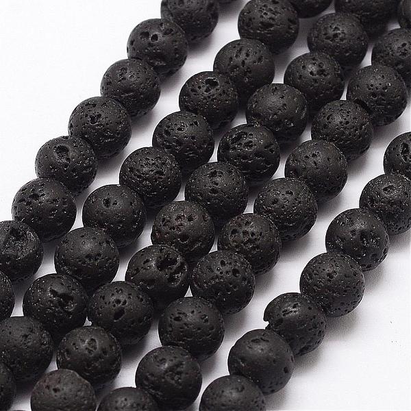 PandaHall Natural Lava Rock Bead Strands, Round, 8~9mm, Hole: 2.5mm, about 46~49pcs/strand, 15 Round Black
PandaHall Natural Lava Rock Bead Strands, Round, 8~9mm, Hole: 2.5mm, about 46~49pcs/strand, 15 Round Black