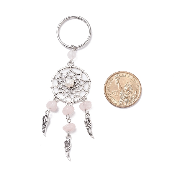 PandaHall Alloy Keychain, with Grade A Natural Cultured Freshwater Pearl Beads, Natural Gemstone Beads and 304 Stainless Steel Split Key...
PandaHall Alloy Keychain, with Grade A Natural Cultured Freshwater Pearl Beads, Natural Gemstone Beads and 304 Stainless Steel Split Key...