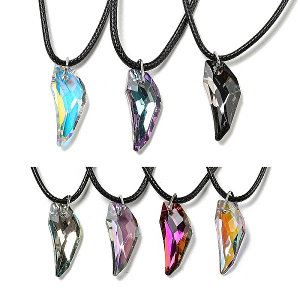 PandaHall Waxed Cord Necklaces, K9 Glass Pendant Necklaces, Nuggets, Mixed Color, 17.72 inch(45cm) Glass Nuggets Multicolor
PandaHall Waxed Cord Necklaces, K9 Glass Pendant Necklaces, Nuggets, Mixed Color, 17.72 inch(45cm) Glass Nuggets Multicolor