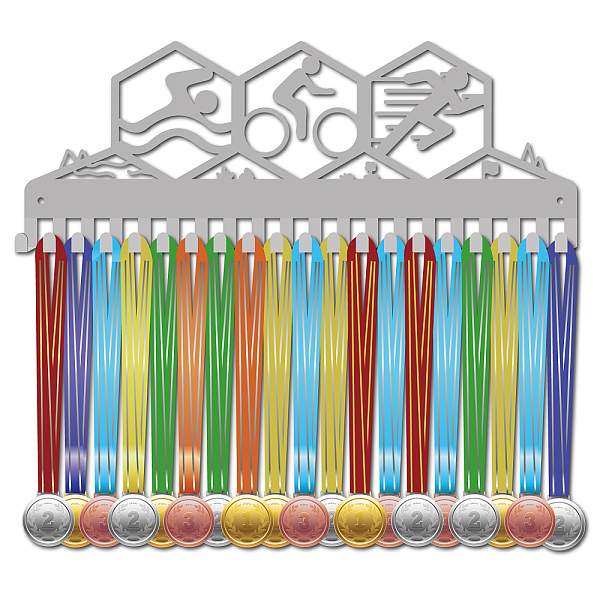 PandaHall CREATCABIN Triathlon Medal Hanger Display Medal Holder Rack Run Swim Bike Sports Metal Hanging Athlete Awards Iron Wall Mount..., Silver
PandaHall CREATCABIN Triathlon Medal Hanger Display Medal Holder Rack Run Swim Bike Sports Metal Hanging Athlete Awards Iron Wall Mount..., Silver