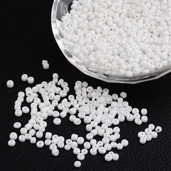 PandaHall 8/0 Opaque Colours Round Glass Seed Beads, White, Size: about 3mm in diameter, hole:1mm, about 1101pcs/50g Glass White
PandaHall 8/0 Opaque Colours Round Glass Seed Beads, White, Size: about 3mm in diameter, hole:1mm, about 1101pcs/50g Glass White