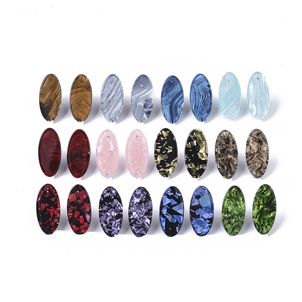 PandaHall Cellulose Acetate(Resin) Stud Earring Findings, with 316 Surgical Stainless Steel Pin, Rice, Mixed Color, 19.5x9.5x2.5mm, Pin..., Multicolor
PandaHall Cellulose Acetate(Resin) Stud Earring Findings, with 316 Surgical Stainless Steel Pin, Rice, Mixed Color, 19.5x9.5x2.5mm, Pin..., Multicolor