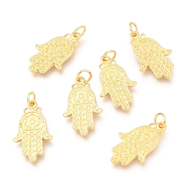 PandaHall Alloy Pendants, Long-Lasting Plated, with Jump Ring, Hamsa Hand, Real 18K Gold Plated, 21.5x13x1.4mm, Hole: 3.5mm Alloy Others
PandaHall Alloy Pendants, Long-Lasting Plated, with Jump Ring, Hamsa Hand, Real 18K Gold Plated, 21.5x13x1.4mm, Hole: 3.5mm Alloy Others