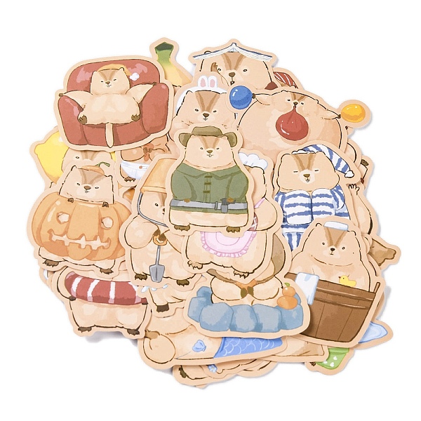 PandaHall Marmot PVC Adhesive Waterproof Stickers Set, Dfor DIY Photo Album Tumbler Diary Scrapbook Decorative, Mixed Color..., Multicolor
PandaHall Marmot PVC Adhesive Waterproof Stickers Set, Dfor DIY Photo Album Tumbler Diary Scrapbook Decorative, Mixed Color..., Multicolor