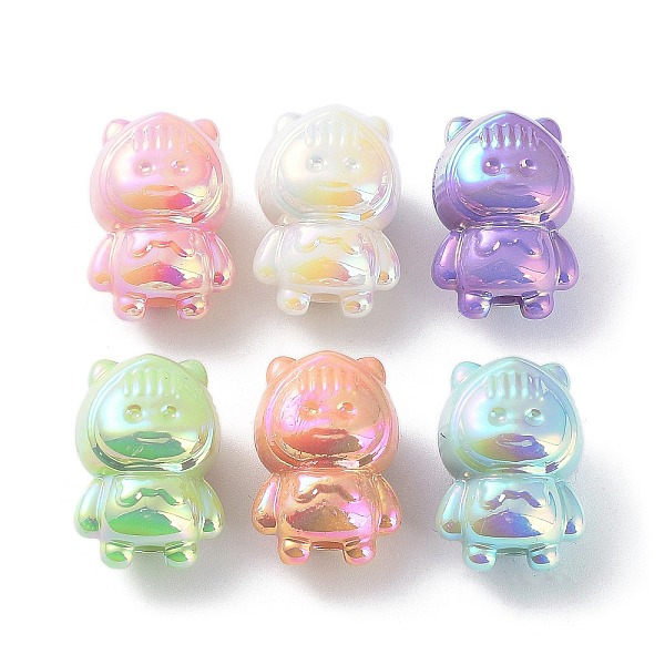 PandaHall UV Plating Rainbow Iridescent Acrylic European Beads, Large Hole Beads, Doll, Mixed Color, 21.5x15.5x14.5mm, Hole: 4mm Acrylic..., Multicolor
PandaHall UV Plating Rainbow Iridescent Acrylic European Beads, Large Hole Beads, Doll, Mixed Color, 21.5x15.5x14.5mm, Hole: 4mm Acrylic..., Multicolor