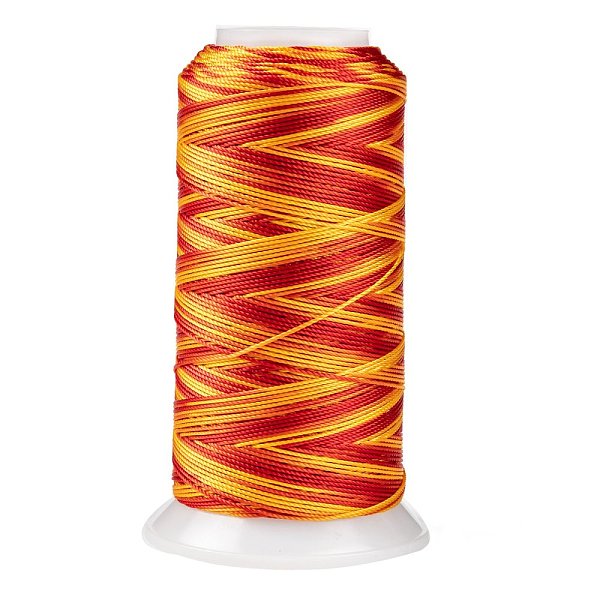 PandaHall Segment Dyed Round Polyester Sewing Thread, for Hand & Machine Sewing, Tassel Embroidery, Orange, 12-Ply, 0.8mm, about 300m/roll...
PandaHall Segment Dyed Round Polyester Sewing Thread, for Hand & Machine Sewing, Tassel Embroidery, Orange, 12-Ply, 0.8mm, about 300m/roll...