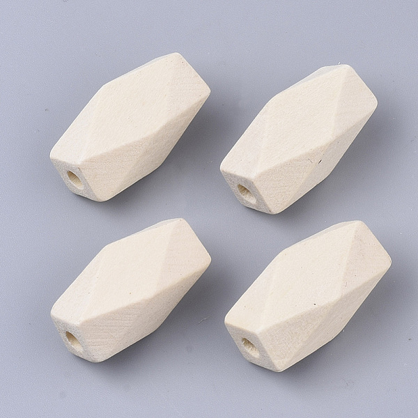 PandaHall Unfinished Wood Beads, Natural Wooden Beads, Faceted, Polygon, PapayaWhip, 25x12x12mm, Hole: 3mm Schima Wood Polygon Orange
PandaHall Unfinished Wood Beads, Natural Wooden Beads, Faceted, Polygon, PapayaWhip, 25x12x12mm, Hole: 3mm Schima Wood Polygon Orange
