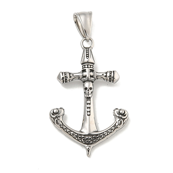 PandaHall 316 Surgical Stainless Steel Pendants, Anchor Charm, Antique Silver, 40x25x4.9mm, Hole: 8.5x4.7mm 316 Surgical Stainless Steel...
PandaHall 316 Surgical Stainless Steel Pendants, Anchor Charm, Antique Silver, 40x25x4.9mm, Hole: 8.5x4.7mm 316 Surgical Stainless Steel...