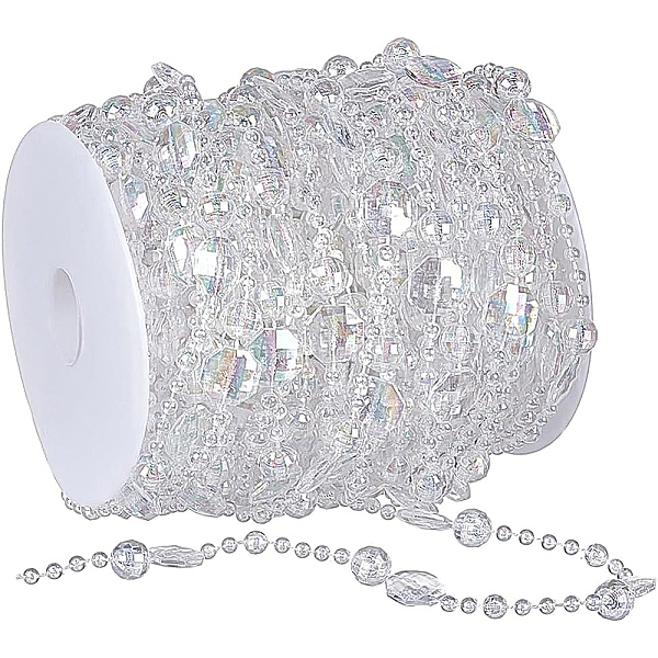 PandaHall BENECREAT 66 Feet Acrylic Crystal Flower Chain Ab Bead Chain Decoration Prism Chandelier Bead Chain is Suitable for Wedding Party..., Clear
PandaHall BENECREAT 66 Feet Acrylic Crystal Flower Chain Ab Bead Chain Decoration Prism Chandelier Bead Chain is Suitable for Wedding Party..., Clear