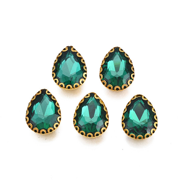 PandaHall Sew on Rhinestone, Transparent Glass Rhinestones, with Iron Prong Settings, Faceted, Teardrop, Teal, 14.5x10.5x5.5mm, Hole: 1mm..., Cyan
PandaHall Sew on Rhinestone, Transparent Glass Rhinestones, with Iron Prong Settings, Faceted, Teardrop, Teal, 14.5x10.5x5.5mm, Hole: 1mm..., Cyan
