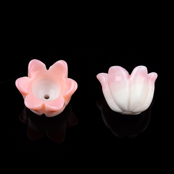 PandaHall Natural Shell Bead Caps, 6-Petal, Lily of the Valley, Pink, 10x10x6.5mm, Hole: 1mm Shell Pink
PandaHall Natural Shell Bead Caps, 6-Petal, Lily of the Valley, Pink, 10x10x6.5mm, Hole: 1mm Shell Pink