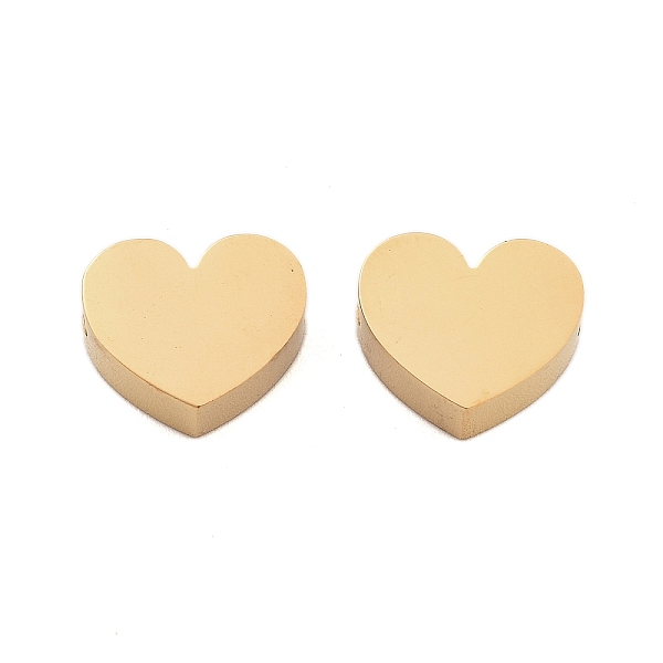 PandaHall Vacuum Plating 304 Stainless Steel Beads, Heart, Golden, 9.7x11.5x4.3mm, Hole: 2.3mm 304 Stainless Steel Heart
PandaHall Vacuum Plating 304 Stainless Steel Beads, Heart, Golden, 9.7x11.5x4.3mm, Hole: 2.3mm 304 Stainless Steel Heart