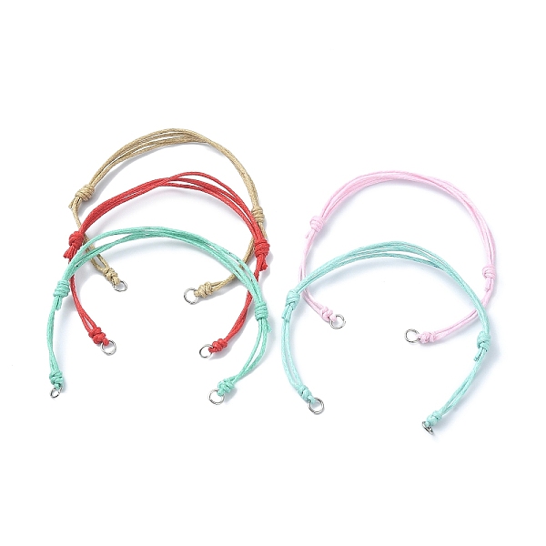 PandaHall Adjustable Waxed Cotton Cord Bracelet Making, with 304 Stainless Steel Open Jump Rings, Fit for Connector Charms, Mixed Color..., Multicolor
PandaHall Adjustable Waxed Cotton Cord Bracelet Making, with 304 Stainless Steel Open Jump Rings, Fit for Connector Charms, Mixed Color..., Multicolor