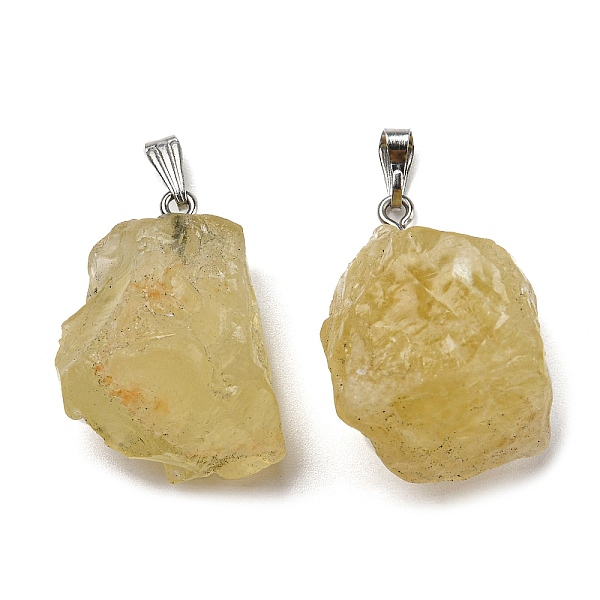 PandaHall Raw Rough Natural Lemon Quartz Pendants, Nuggets Charms with Stainless Steel Tone 201 Stainless Steel Snap on Bails...
PandaHall Raw Rough Natural Lemon Quartz Pendants, Nuggets Charms with Stainless Steel Tone 201 Stainless Steel Snap on Bails...