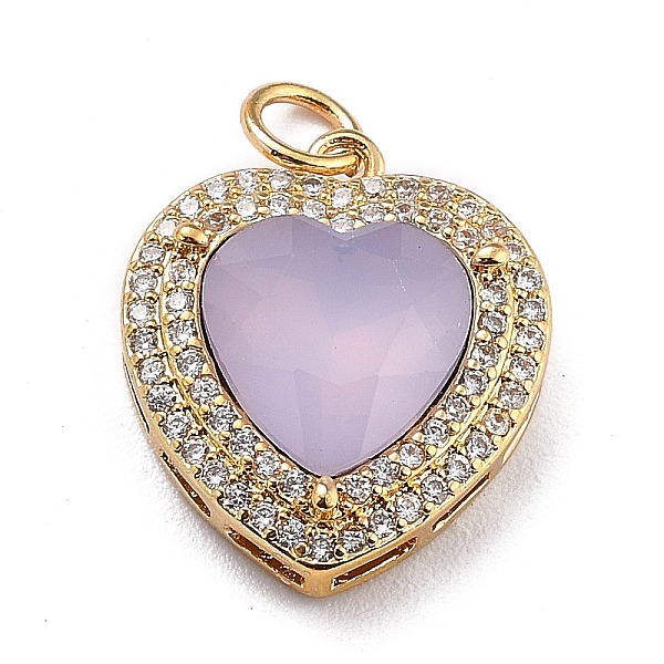 PandaHall Eco-Friendly Brass Micro Pave Cubic Zirconia Pendants, with Faceted Glass & Jump Ring, Real 18K Gold Plated, Long-Lasting Plated..., Purple
PandaHall Eco-Friendly Brass Micro Pave Cubic Zirconia Pendants, with Faceted Glass & Jump Ring, Real 18K Gold Plated, Long-Lasting Plated..., Purple