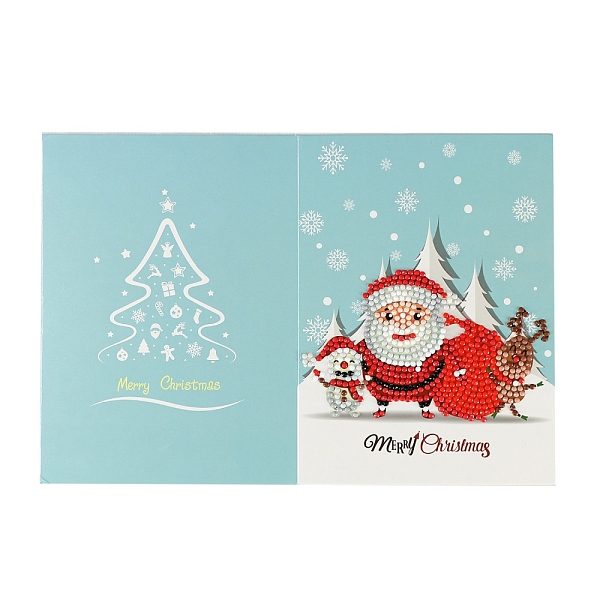 PandaHall DIY Diamond Painting Greeting Card Kits, including Paper Card, Paper Envelope, Resin Rhinestones, Diamond Sticky Pen, Tray Plate..., Cyan
PandaHall DIY Diamond Painting Greeting Card Kits, including Paper Card, Paper Envelope, Resin Rhinestones, Diamond Sticky Pen, Tray Plate..., Cyan
