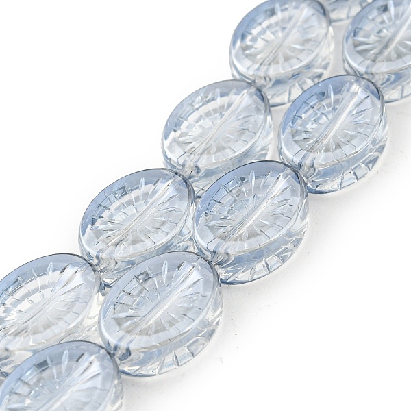 PandaHall Electroplate Glass Beads Strands, Pearl Luster Plated, Oval with Flower, Light Steel Blue, 14x10.4x4.8mm, Hole: 1.2mm, about...
PandaHall Electroplate Glass Beads Strands, Pearl Luster Plated, Oval with Flower, Light Steel Blue, 14x10.4x4.8mm, Hole: 1.2mm, about...