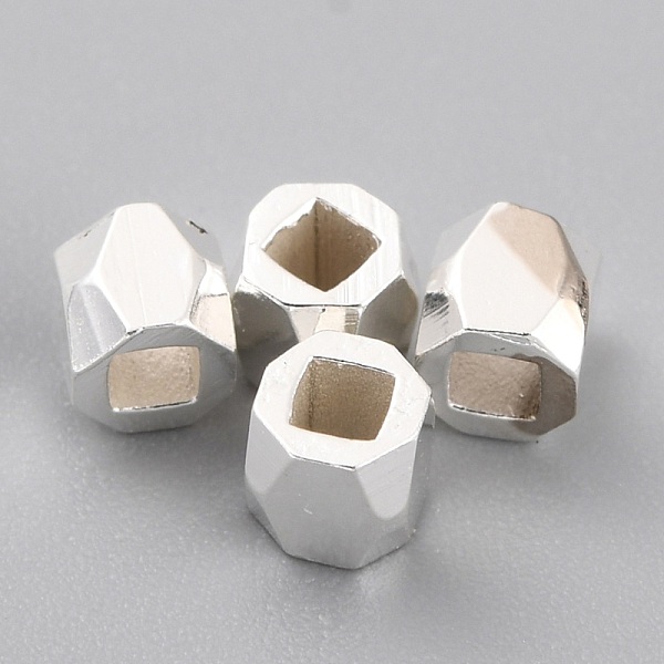 PandaHall Brass Spacer Beads, Long-Lasting Plated, Faceted Column, 925 Sterling Silver Plated, 3x3~3.5mm, Hole: 1.4mm Brass Column
PandaHall Brass Spacer Beads, Long-Lasting Plated, Faceted Column, 925 Sterling Silver Plated, 3x3~3.5mm, Hole: 1.4mm Brass Column