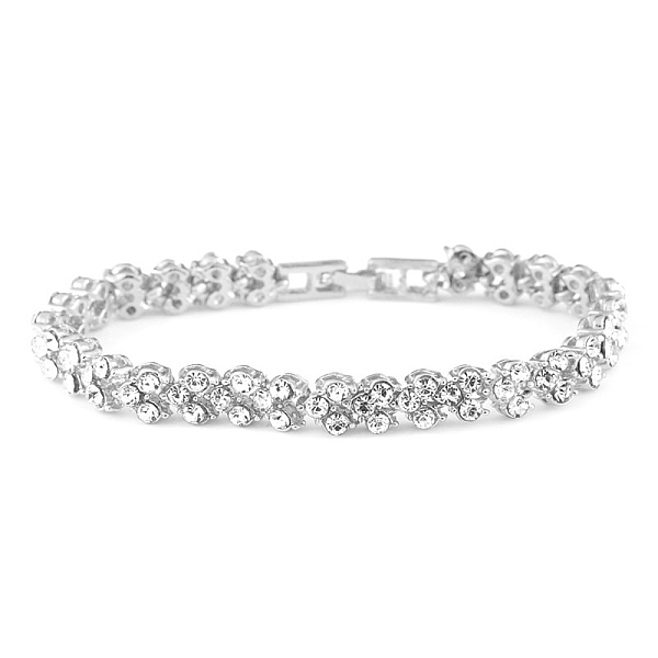 PandaHall Rhinestone Tennis Bracelets, Platinum Alloy Heart Link Chain Bracelets for Woman, 7-3/4 inch(19.8cm) Rhinestone
PandaHall Rhinestone Tennis Bracelets, Platinum Alloy Heart Link Chain Bracelets for Woman, 7-3/4 inch(19.8cm) Rhinestone