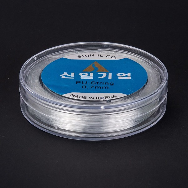 PandaHall Korean Round Crystal Elastic Stretch Thread, for Bracelets Gemstone Jewelry Making Beading Craft, Clear, 0.7mm, about 59.05~60.14...
PandaHall Korean Round Crystal Elastic Stretch Thread, for Bracelets Gemstone Jewelry Making Beading Craft, Clear, 0.7mm, about 59.05~60.14...
