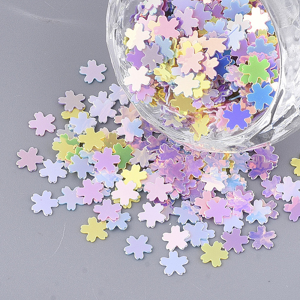 PandaHall Ornament Accessories, PVC Plastic Paillette/Sequins Beads, Sakura, Mixed Color, 4.5x5x0.4mm, about 3600pcs/30g PVC Flower..., Multicolor
PandaHall Ornament Accessories, PVC Plastic Paillette/Sequins Beads, Sakura, Mixed Color, 4.5x5x0.4mm, about 3600pcs/30g PVC Flower..., Multicolor