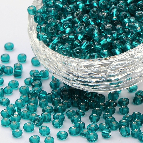 PandaHall 6/0 Glass Seed Beads, Silver Lined Round Hole, Round, Light Sea Green, 4mm, Hole: 1.5mm, about 6639 pcs/pound Glass Green
PandaHall 6/0 Glass Seed Beads, Silver Lined Round Hole, Round, Light Sea Green, 4mm, Hole: 1.5mm, about 6639 pcs/pound Glass Green