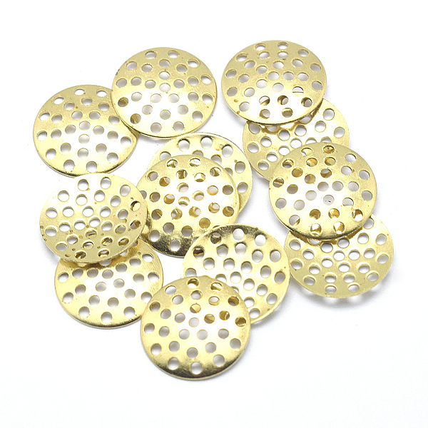 PandaHall Brass Finger Ring/Brooch Sieve Findings, Perforated Disc Settings, Lead Free & Cadmium Free & Nickel Free, Flat Round, Unplated...
PandaHall Brass Finger Ring/Brooch Sieve Findings, Perforated Disc Settings, Lead Free & Cadmium Free & Nickel Free, Flat Round, Unplated...