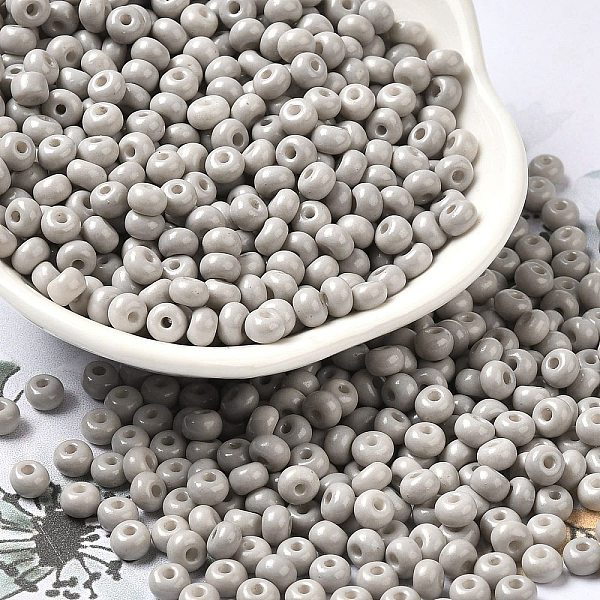 PandaHall Baking Paint Glass Seed Beads, Donut, Gainsboro, 4x2.5mm, Hole: 1mm, about 6205pcs/pound Glass Donut Gray
PandaHall Baking Paint Glass Seed Beads, Donut, Gainsboro, 4x2.5mm, Hole: 1mm, about 6205pcs/pound Glass Donut Gray