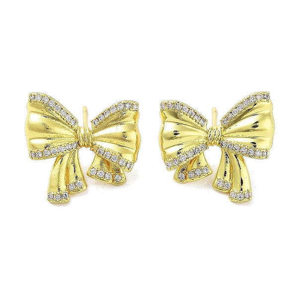 PandaHall Rack Plating Brass Micro Pave Cubic Zirconia Stud Earrings for Women, Long-Lasting Plated, Cadmium Free & Lead Free, Bowknot, Real..., Clear
PandaHall Rack Plating Brass Micro Pave Cubic Zirconia Stud Earrings for Women, Long-Lasting Plated, Cadmium Free & Lead Free, Bowknot, Real..., Clear