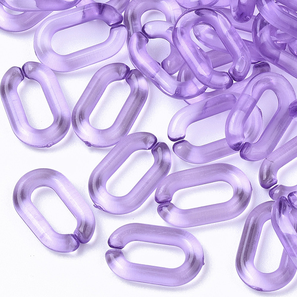 PandaHall Transparent Acrylic Linking Rings, Quick Link Connectors, For Jewelry Cable Chains Making, Oval, Orchid, 15x9x3mm, Inner Diameter..., Purple
PandaHall Transparent Acrylic Linking Rings, Quick Link Connectors, For Jewelry Cable Chains Making, Oval, Orchid, 15x9x3mm, Inner Diameter..., Purple