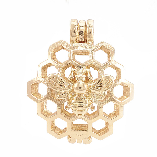 PandaHall Alloy Locket Pendants, Diffuser Locket, Hollow, Honeycomb with Bee, Golden, 26x22x13mm, Hole: 4x3mm, Inner Measure: 18mm Alloy...
PandaHall Alloy Locket Pendants, Diffuser Locket, Hollow, Honeycomb with Bee, Golden, 26x22x13mm, Hole: 4x3mm, Inner Measure: 18mm Alloy...