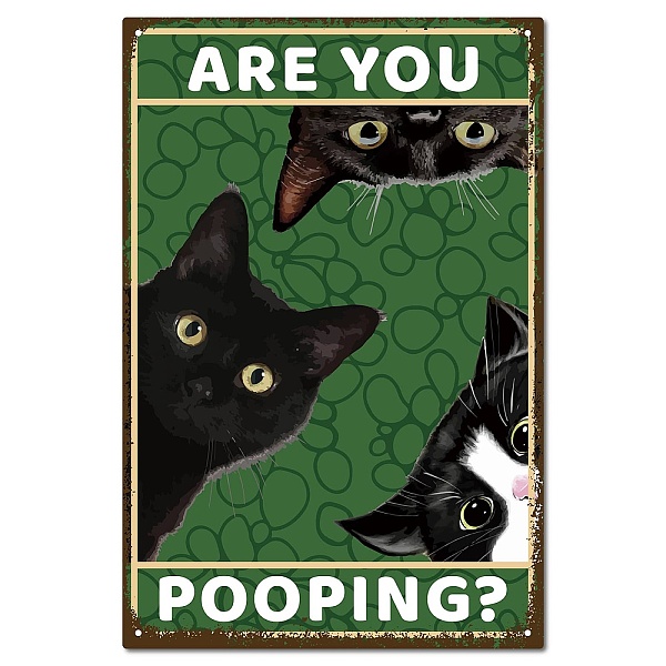 PandaHall CREATCABIN Black Cat Tin Sign Vintage Metal Sign Are You Pooping Bathroom Poster Retro Painting Plaque Iron Sign Wall Decor Art...
PandaHall CREATCABIN Black Cat Tin Sign Vintage Metal Sign Are You Pooping Bathroom Poster Retro Painting Plaque Iron Sign Wall Decor Art...