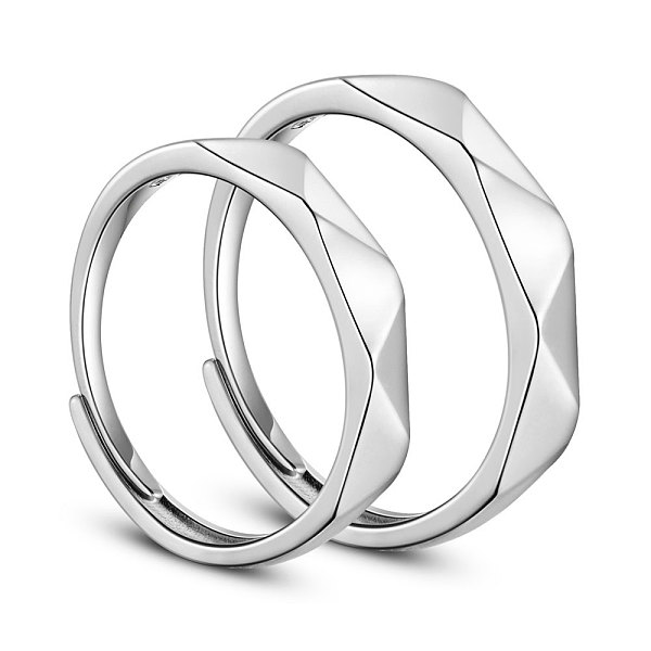 PandaHall SHEGRACE Rhodium Plated 925 Sterling Silver Finger Rings, with 925 Stamp, Platinum, 17mm Sterling Silver
PandaHall SHEGRACE Rhodium Plated 925 Sterling Silver Finger Rings, with 925 Stamp, Platinum, 17mm Sterling Silver