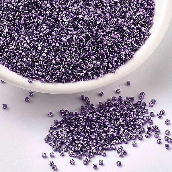 PandaHall MIYUKI Delica Beads, Cylinder, Japanese Seed Beads, 11/0, (DB0430) Galvanized Dark Lilac, 1.3x1.6mm, Hole: 0.8mm, about..., Purple
PandaHall MIYUKI Delica Beads, Cylinder, Japanese Seed Beads, 11/0, (DB0430) Galvanized Dark Lilac, 1.3x1.6mm, Hole: 0.8mm, about..., Purple