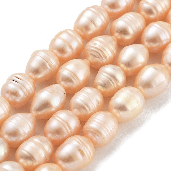 PandaHall Natural Cultured Freshwater Pearl Beads Strands, Grade AB+, Rice, PeachPuff, 9~10mm, Hole: 0.6mm, about 19pcs/strand, 6.69~6.89''..., Brown
PandaHall Natural Cultured Freshwater Pearl Beads Strands, Grade AB+, Rice, PeachPuff, 9~10mm, Hole: 0.6mm, about 19pcs/strand, 6.69~6.89''..., Brown