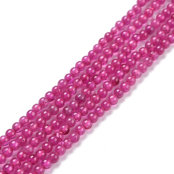 PandaHall Natural Ruby/Red Corundum Beads Strands, Round, 2~2.3mm, Hole: 0.5mm, about 182~188pcs/strand, 14.96''(38~38.6cm) Ruby Round
PandaHall Natural Ruby/Red Corundum Beads Strands, Round, 2~2.3mm, Hole: 0.5mm, about 182~188pcs/strand, 14.96''(38~38.6cm) Ruby Round