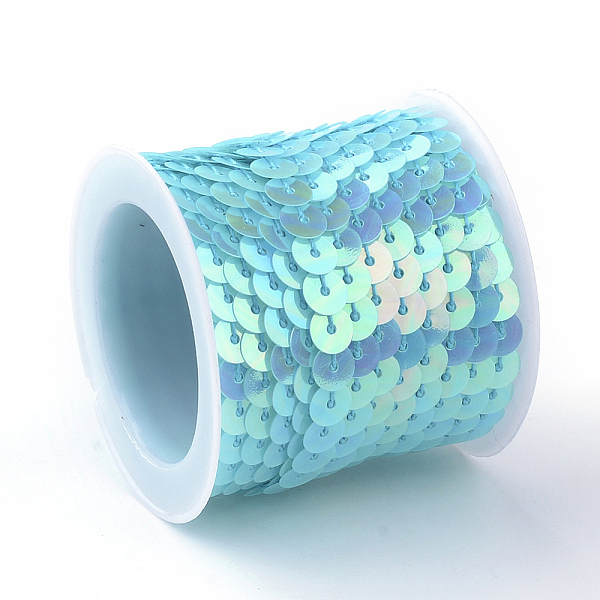 PandaHall Eco-Friendly Plastic Paillette Beads, Sequins Beads, Ornament Accessories, AB Color, Flat Round, Deep Sky Blue, 6mm, about 5m/roll...
PandaHall Eco-Friendly Plastic Paillette Beads, Sequins Beads, Ornament Accessories, AB Color, Flat Round, Deep Sky Blue, 6mm, about 5m/roll...