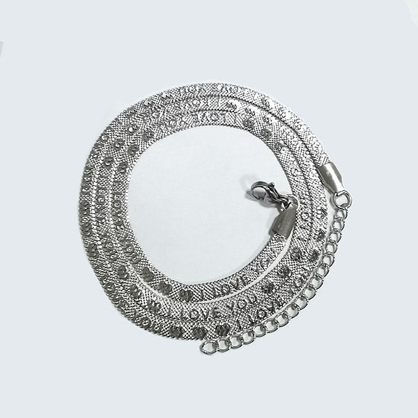 PandaHall 304 Stainless Steel Herringbone Chain Necklaces, Stainless Steel Color, 17.72 inch(45cm) 304 Stainless Steel Flat
PandaHall 304 Stainless Steel Herringbone Chain Necklaces, Stainless Steel Color, 17.72 inch(45cm) 304 Stainless Steel Flat