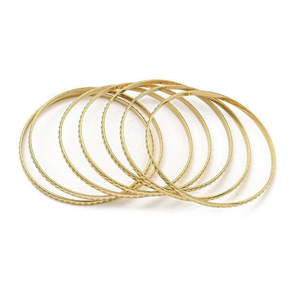 PandaHall 7Pcs Vacuum Plating 202 Stainless Steel Bangle Sets, Stackable Textured Bangles for Women, Golden, Inner Diameter: 2-5/8 inch...
PandaHall 7Pcs Vacuum Plating 202 Stainless Steel Bangle Sets, Stackable Textured Bangles for Women, Golden, Inner Diameter: 2-5/8 inch...