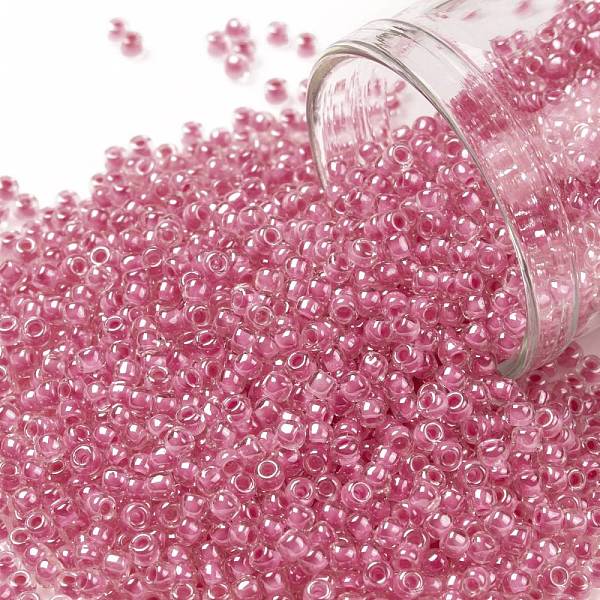 PandaHall TOHO Round Seed Beads, Japanese Seed Beads, (987) Inside Color Crystal/Pink Lined, 11/0, 2.2mm, Hole: 0.8mm, about 1110pcs/10g...
PandaHall TOHO Round Seed Beads, Japanese Seed Beads, (987) Inside Color Crystal/Pink Lined, 11/0, 2.2mm, Hole: 0.8mm, about 1110pcs/10g...