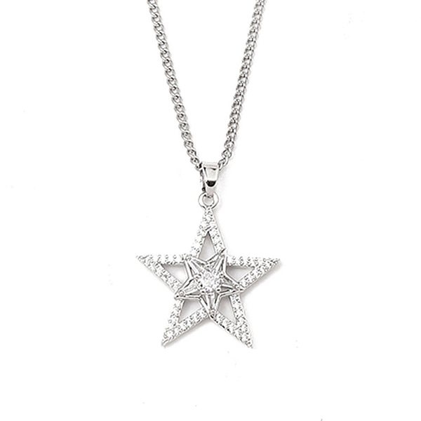 PandaHall Brass Micro Pave Clear Cubic Zirconia Pendant Necklaces, 201 Stainless Steel Chains Necklaces, Star, 23.62 inch(60cm), Star...
PandaHall Brass Micro Pave Clear Cubic Zirconia Pendant Necklaces, 201 Stainless Steel Chains Necklaces, Star, 23.62 inch(60cm), Star...